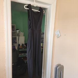 Theory Black Sleeveless Jumpsuit